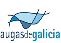 Logo de Aguas de Galicia, implicado en gestión en prevención de riesgos laborales